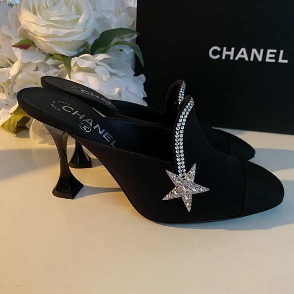CHANEL Shoes - ⭐️SOLD⭐️Chanel Black Mules Size 37